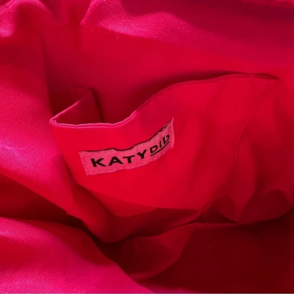 Katydid heart sequin bag with beads NWT
